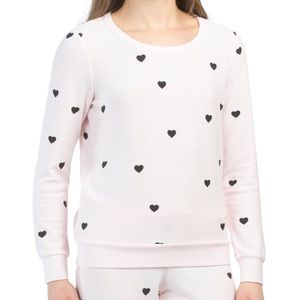 NWT Chaser SET Tiny Hearts Cozy Sweater/Sweats 💕